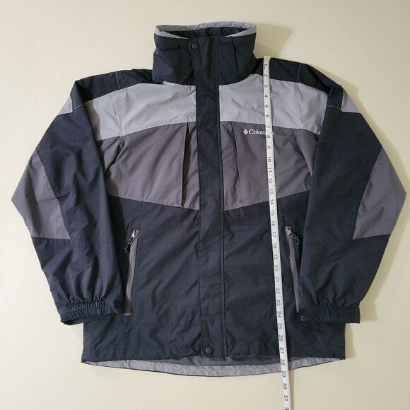 Columbia Men's Gray Black Waterproof Lined Jacket - Picture 4 of 16